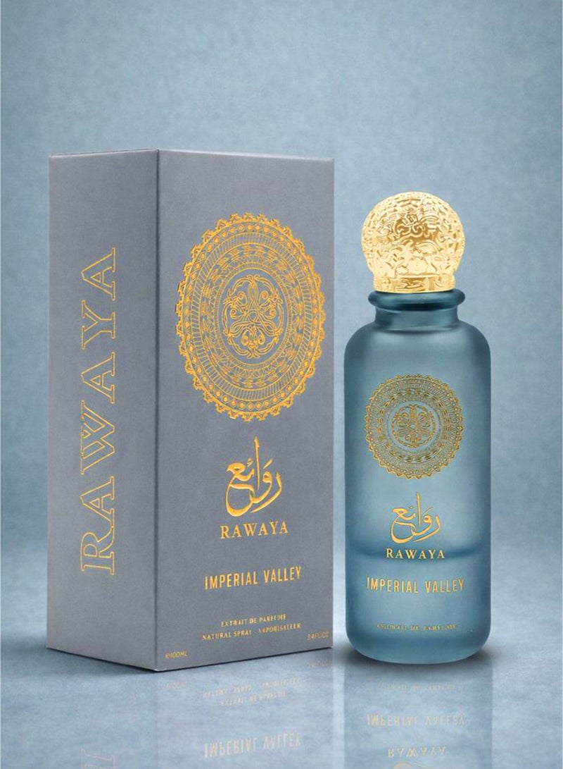 OUDI Luxury Unisex Fragrance Oudi Rawaya Imperial Valley Eau De Parfum 100ml | Long Lasting Perfume for Men & Women with Leather, Amber & Musky Notes | Unisex Eau De Parfum - Image 3